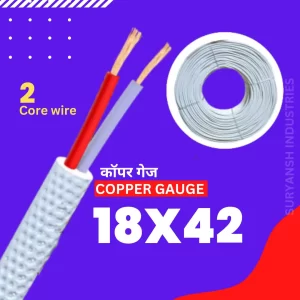 2-Core-White-Color-Data-Cable-Wire-_-Copper-Gauge-18X42-4-mm