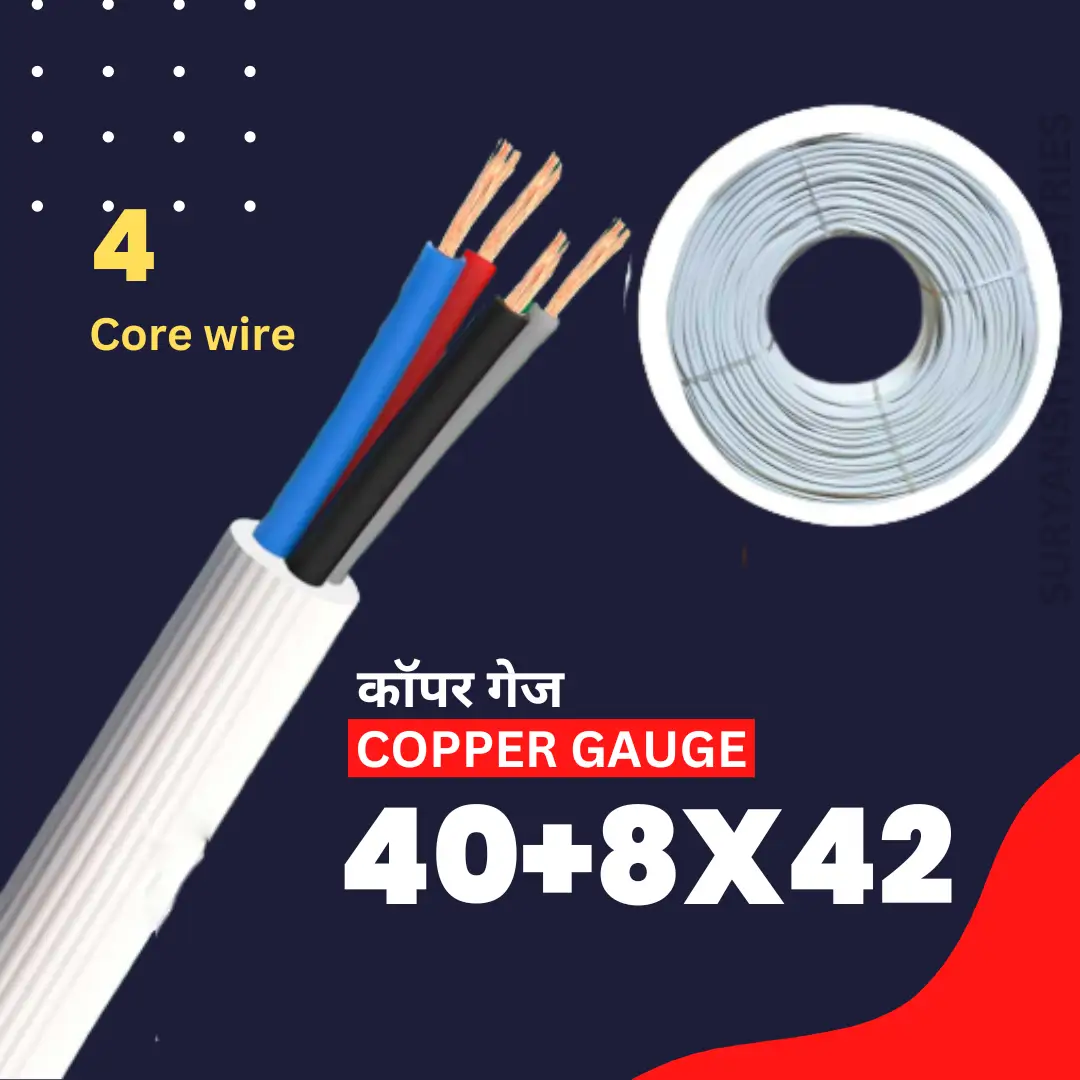 4-Core-White-Color-Data-Cable-Wire-_-Copper-Gauge-40+8X42-4-mm